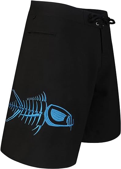 Black - Blue Waterman 5 Pocket Board Shorts