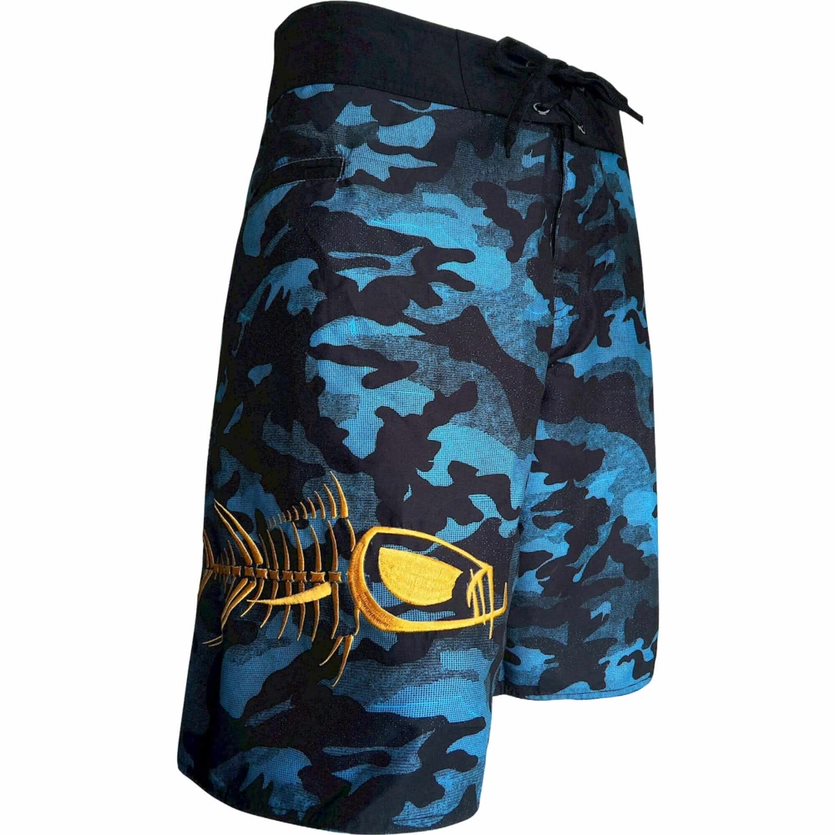 Blue Camo Waterman 5 Pocket Board Shorts