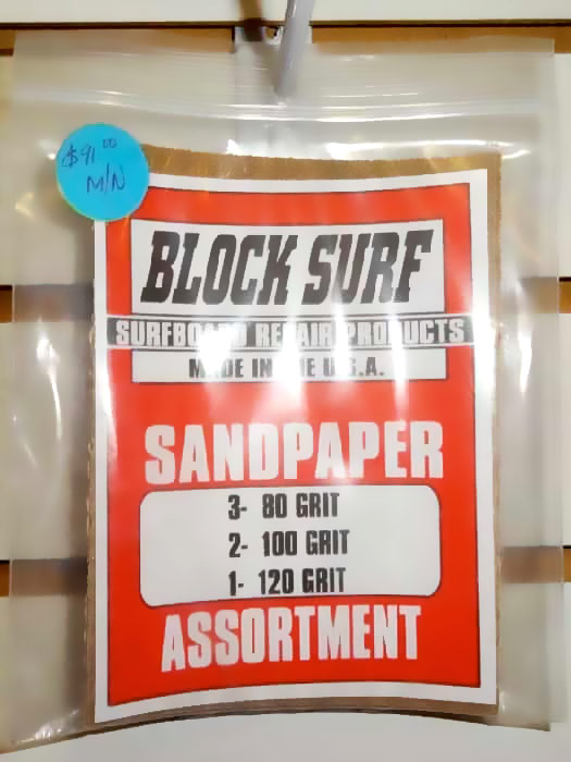 Ding Repair Sand Paper Assortment