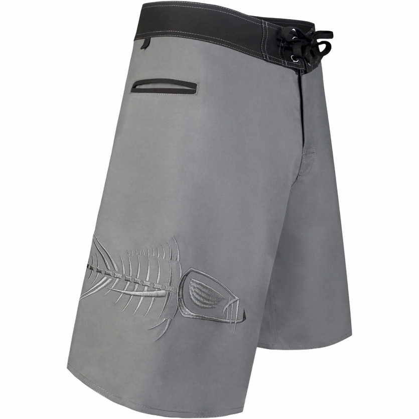 Gray on Gray Waterman 5 Pocket Board Shorts