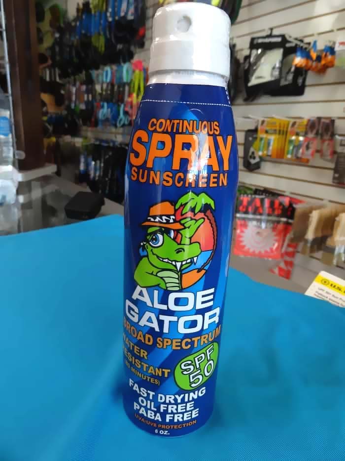 Aloe Gator SPF 50 Adult Continuous Spray 6 oz Sunscreen