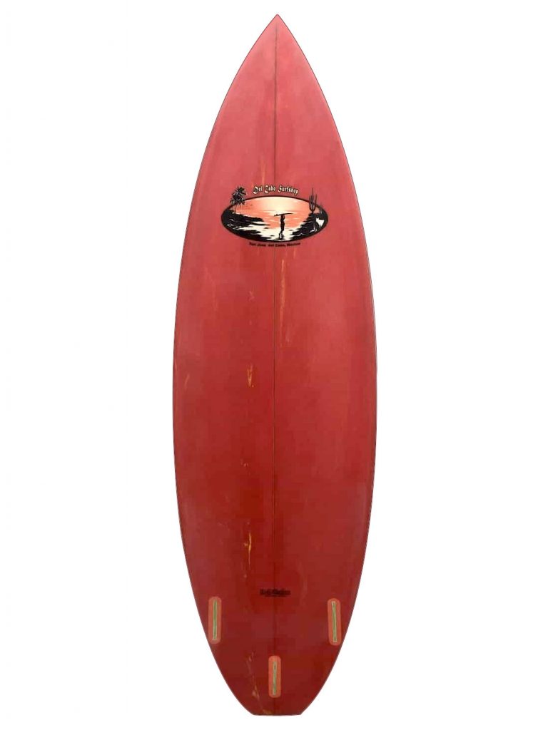 Short Board 5’9” Epoxy Resin red del cabo surf shop