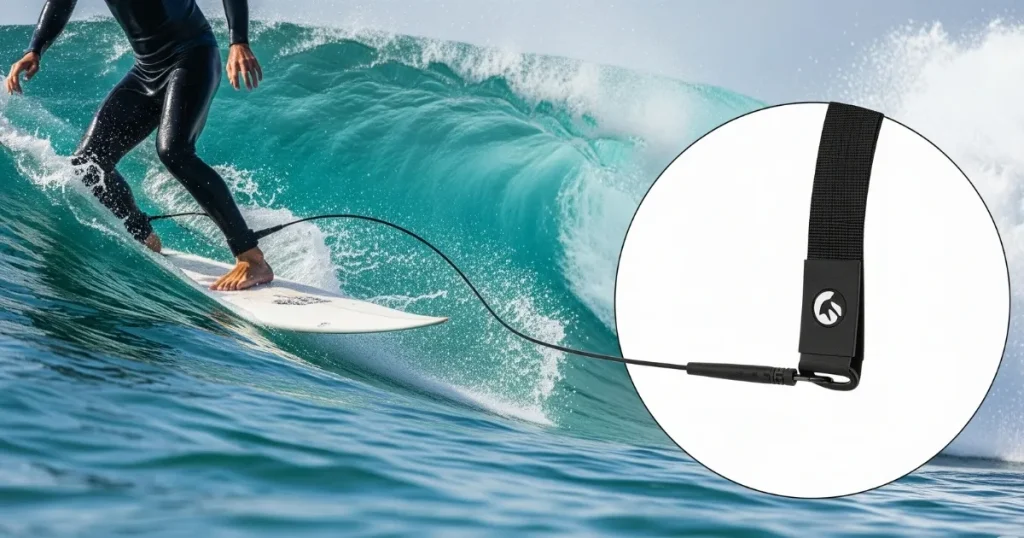 surfboard leash in Cabo San Lucas