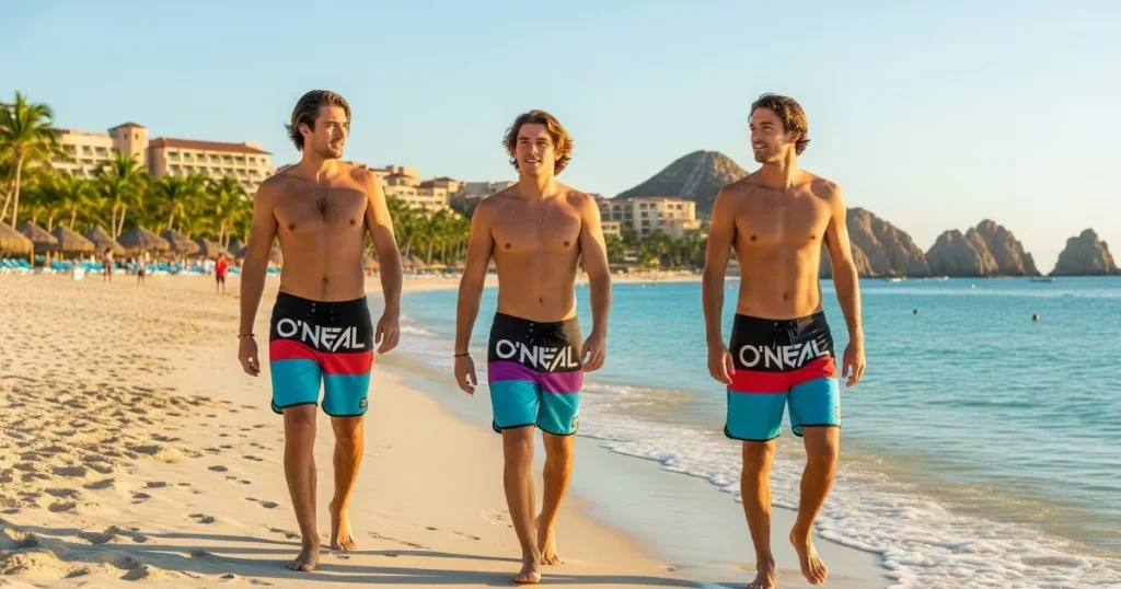 Boardshorts with four-way stretch for the right fit