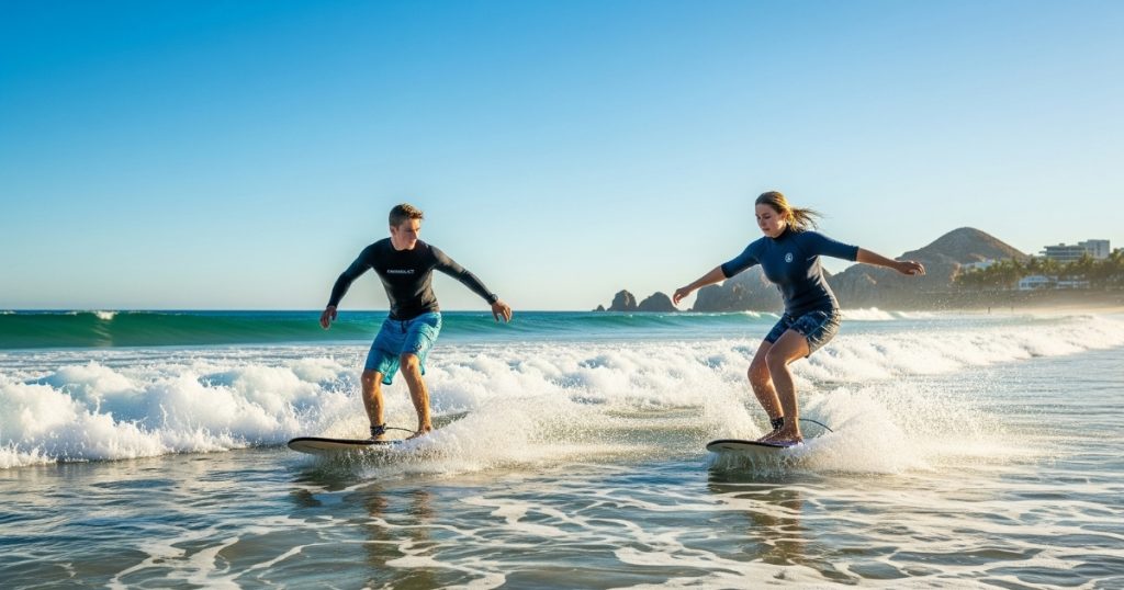 Skimboarding in Cabo San Lucas