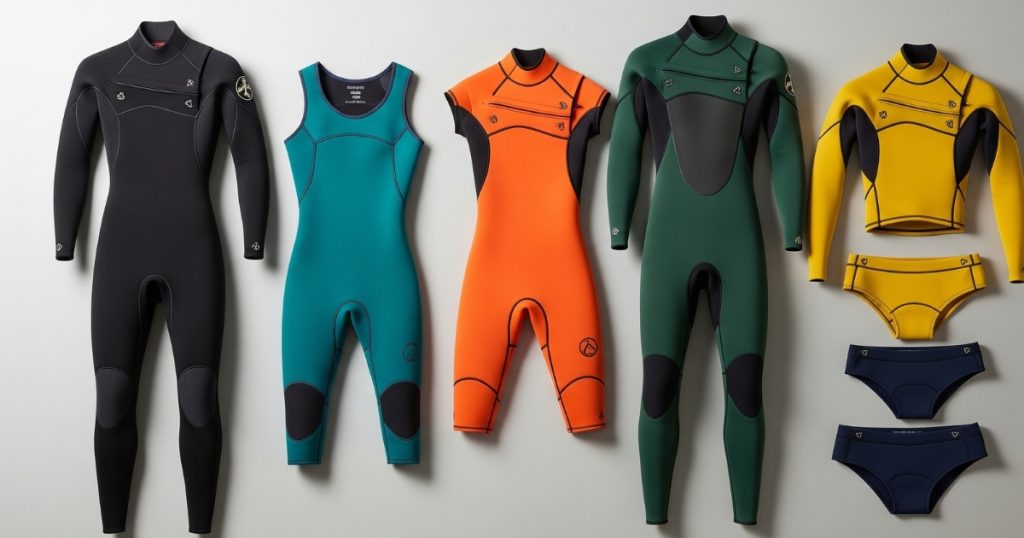 types of wetsuits