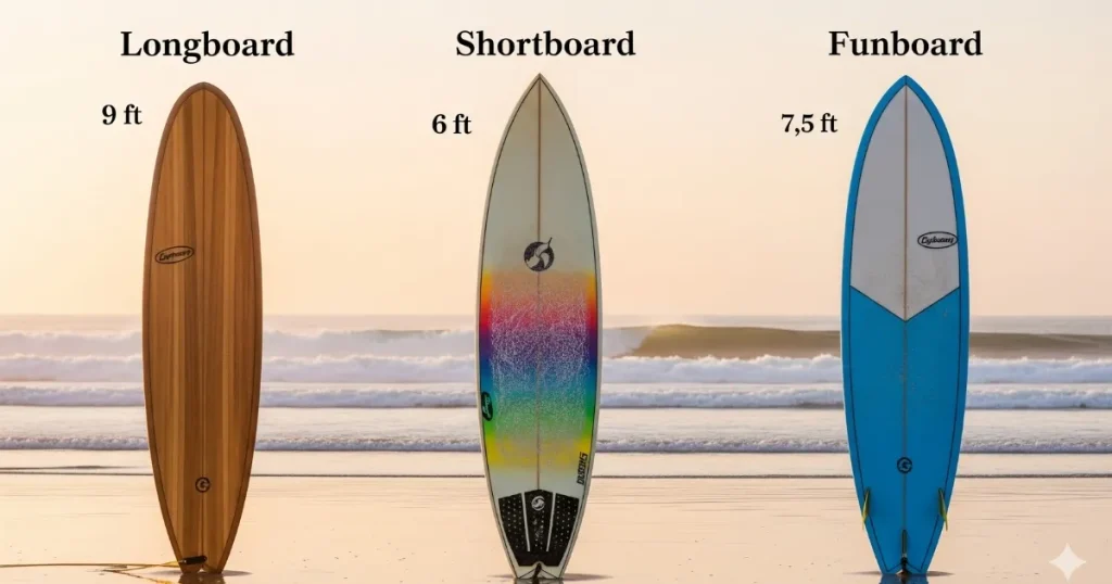 tipos de tablas de surf