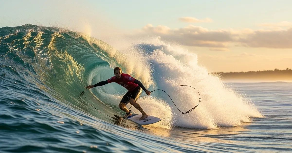 orrea de pierna para olas en Cabo