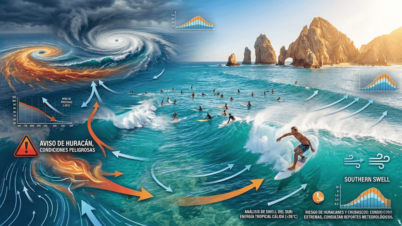 El clima de cabo san lucas y el verano tropica