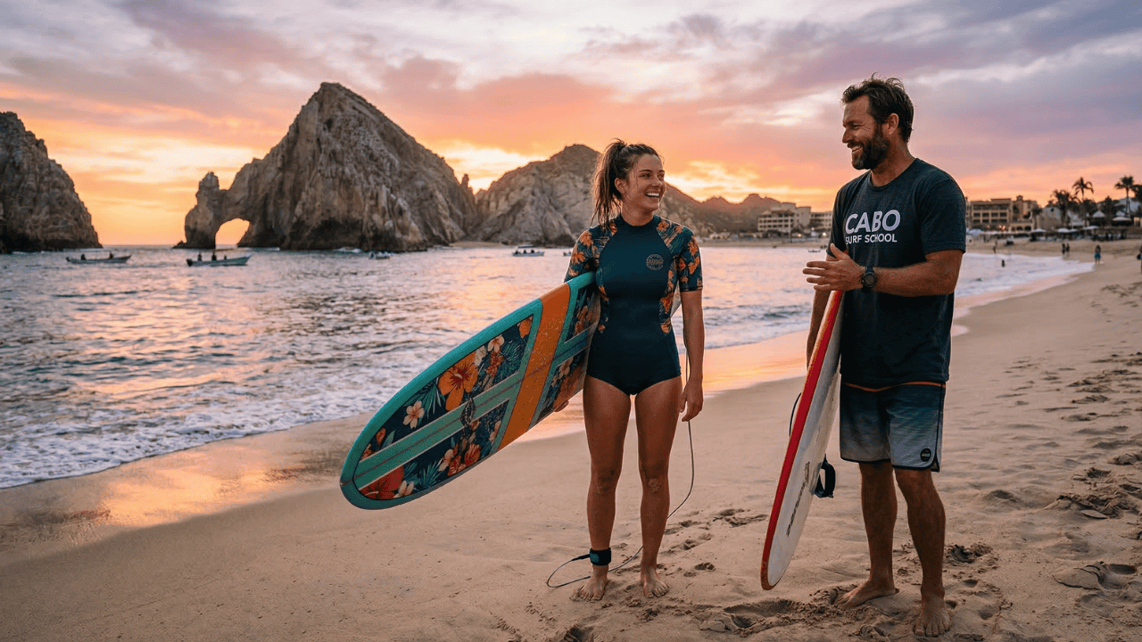Clases de surf en Surf en Cabo