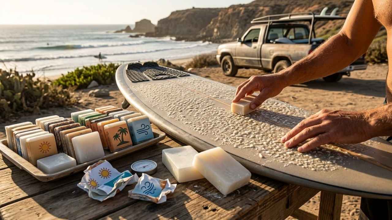 Surf wax types in Baja
