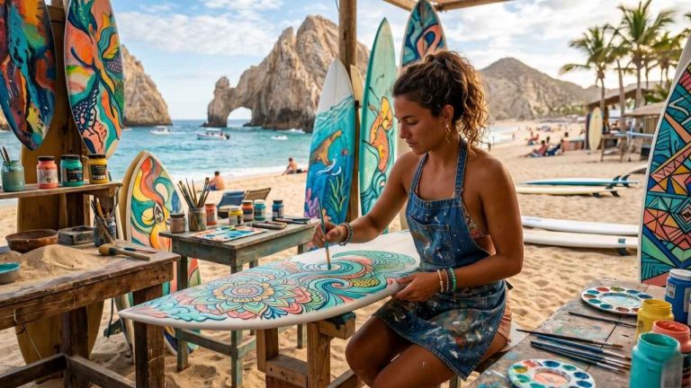 decoración de tablas de surf