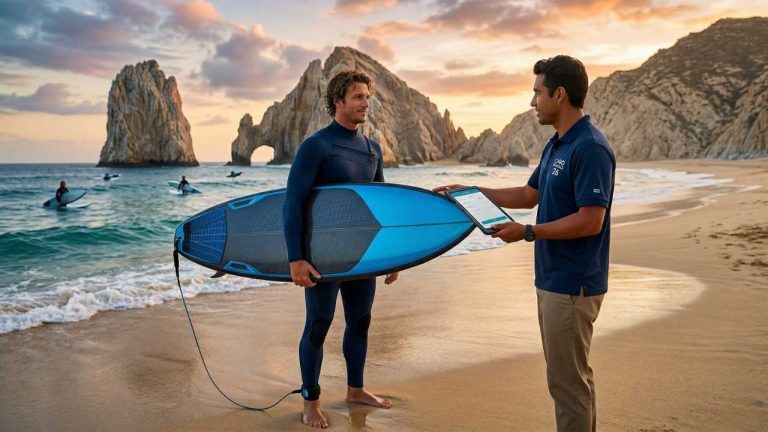 rentar una tabla de surf en Cabo San Lucas