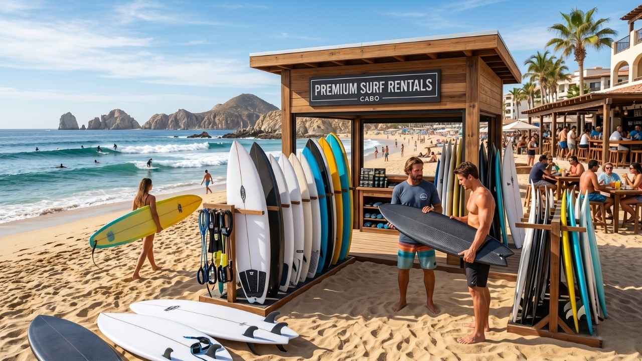 surfing in Cabo San Lucas