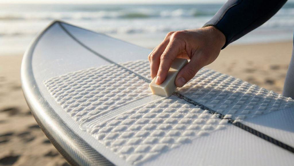 waxing the board