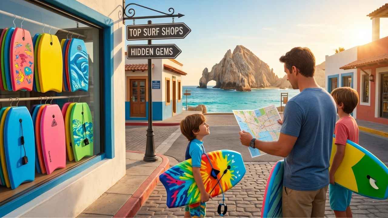 Where to buy a kids boogie board in Cabo San Lucas