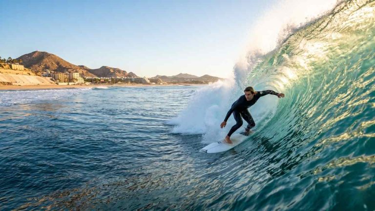 surf maneuvers in Cabo San Lucas
