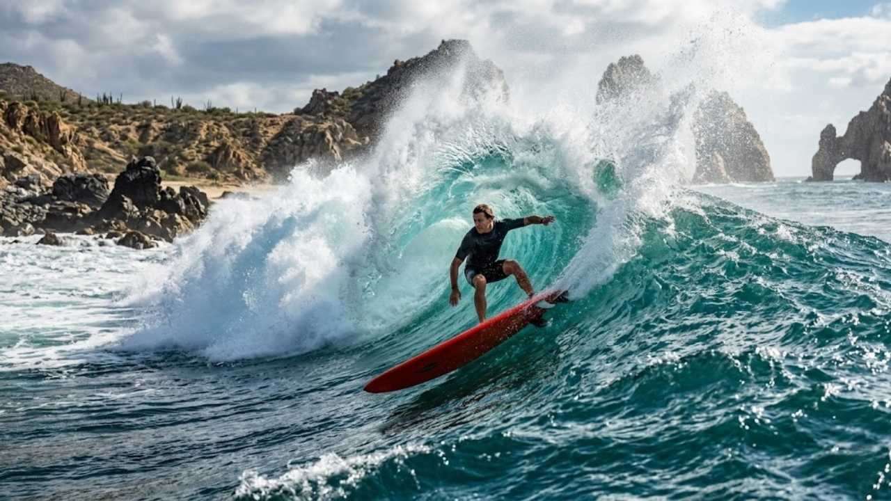 surf de olas grandes en Cabo