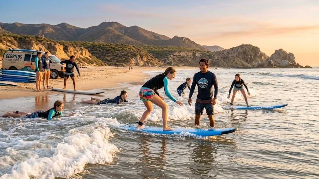 surf para principiantes en Cerritos