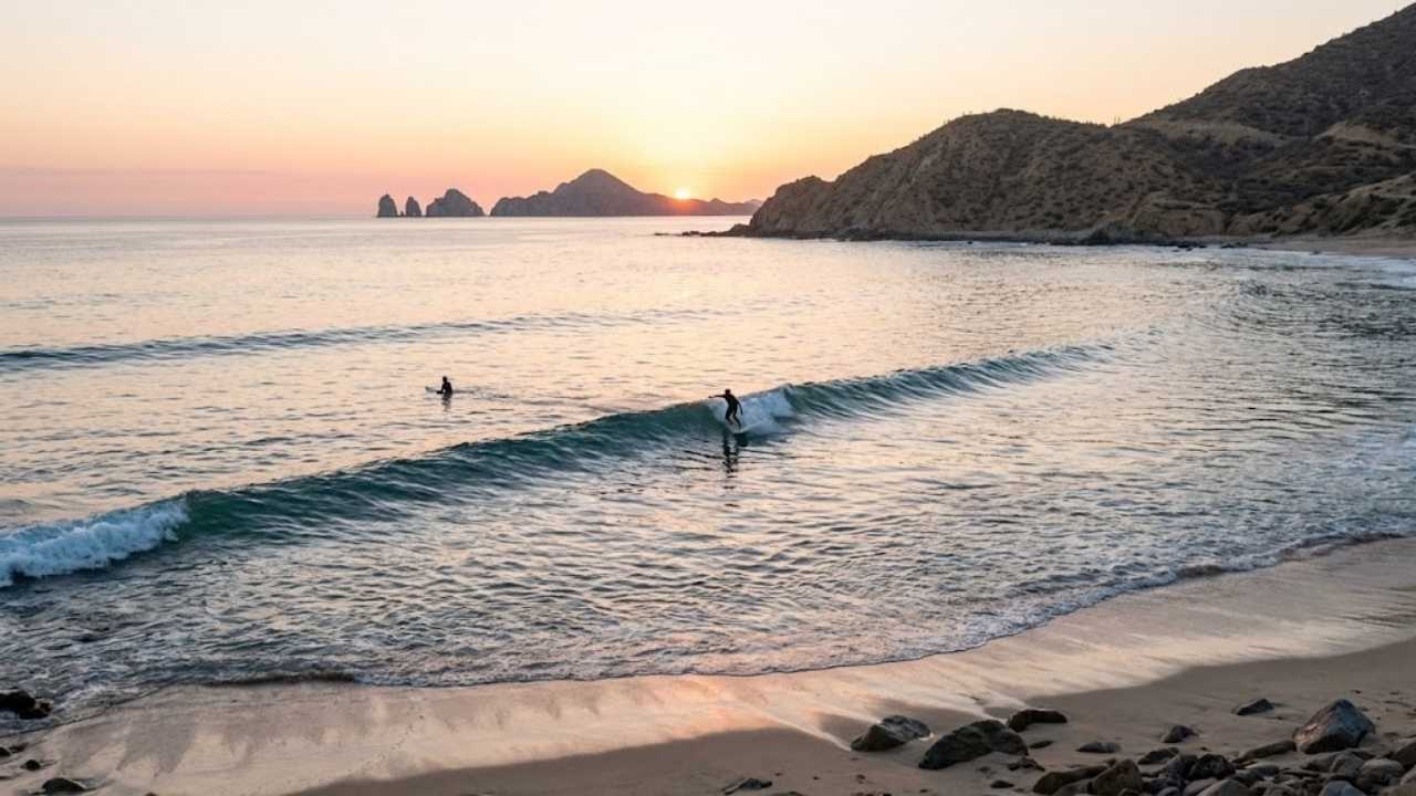 surfear en Cabo San Lucas en verano
